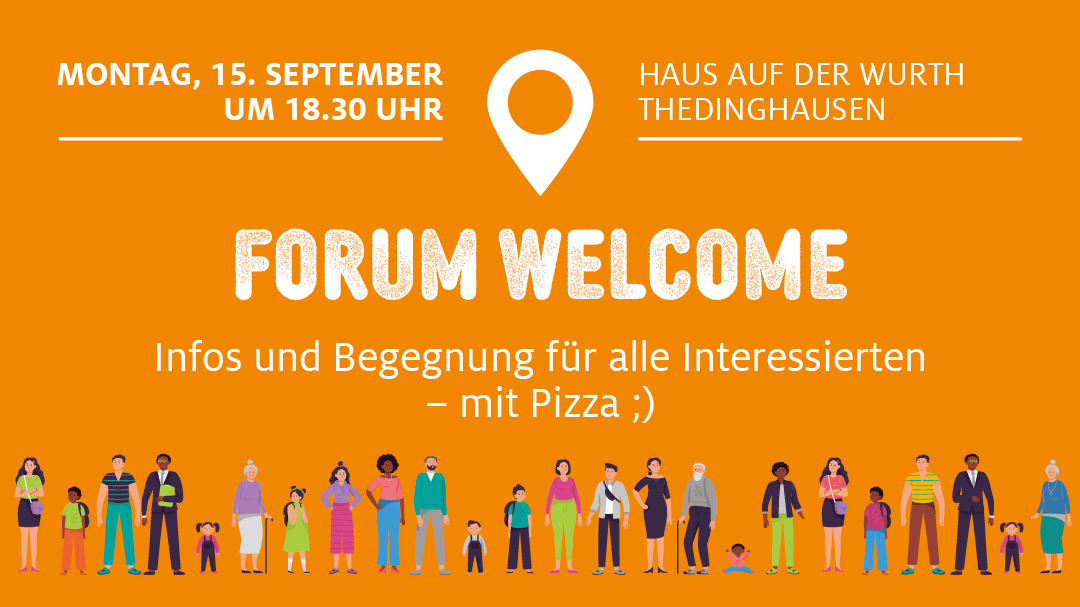 Forum Welcome am 16. Februar 26 | 18.30 Uhr