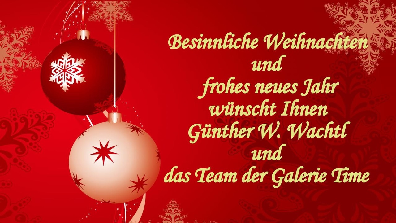 Weihnachts- und Neujahrswünsche - KULTURKREIS WIEN® - ZEITKUNST