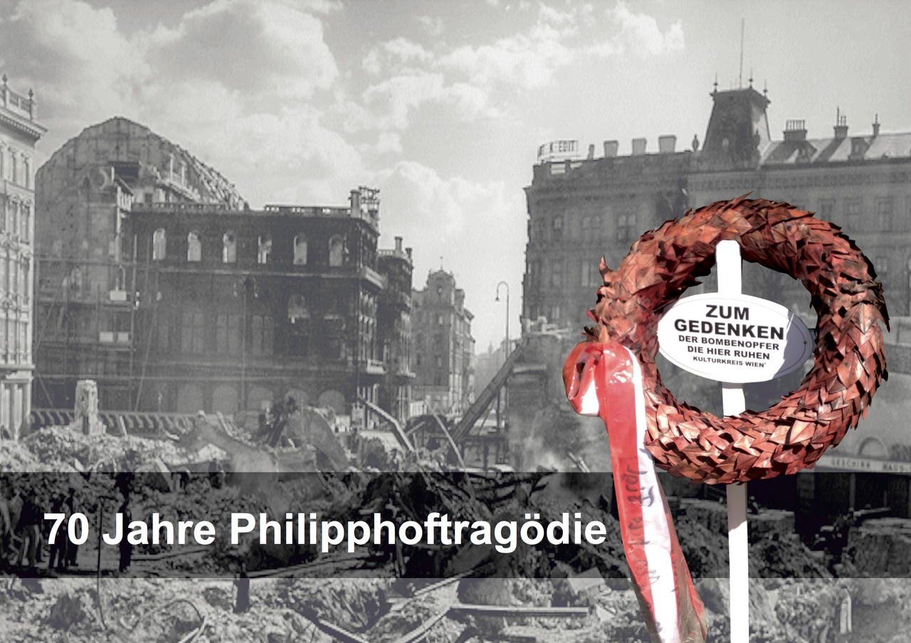 Wir gedenken die Opfer vom Philipphof KULTURKREIS WIEN® ZEITKUNST