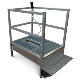 Boot washer fire station