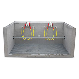 Shoe cleaner surrounding protection wall