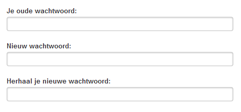 Wachtwoord Jimdo website
