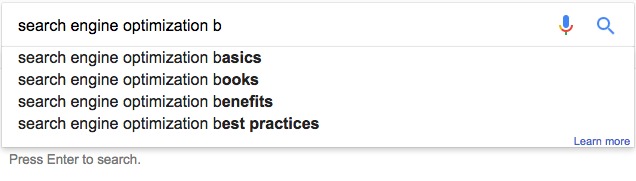 Jimdo zoekwoorden in Google