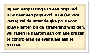 btw aanpassen