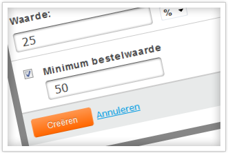 kortingscode webwinkel