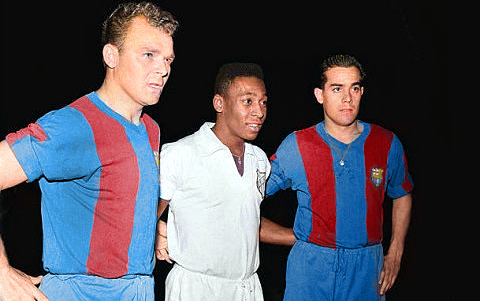 Pelé contra Kubala y Luis Suárez