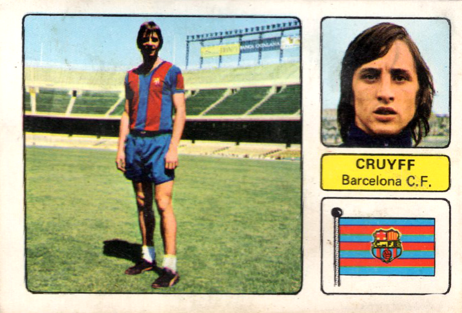 Cromo Johan Cruyff, FC Barcelona 1973/74