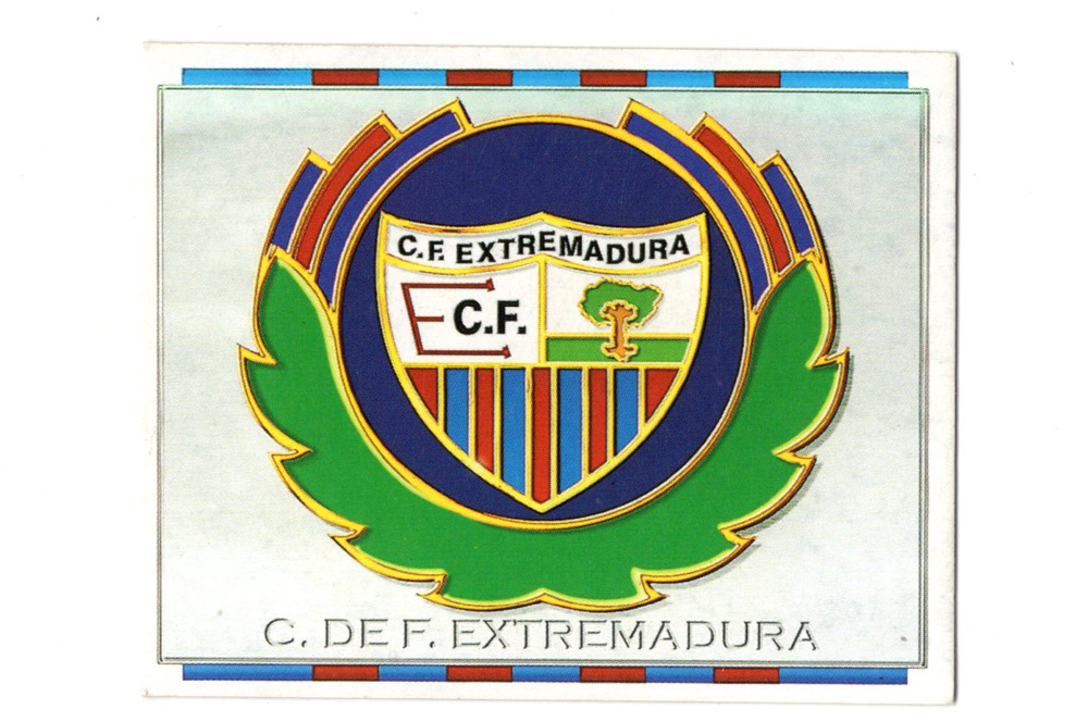 Cromo Escudo CF Extremadura 1996/97