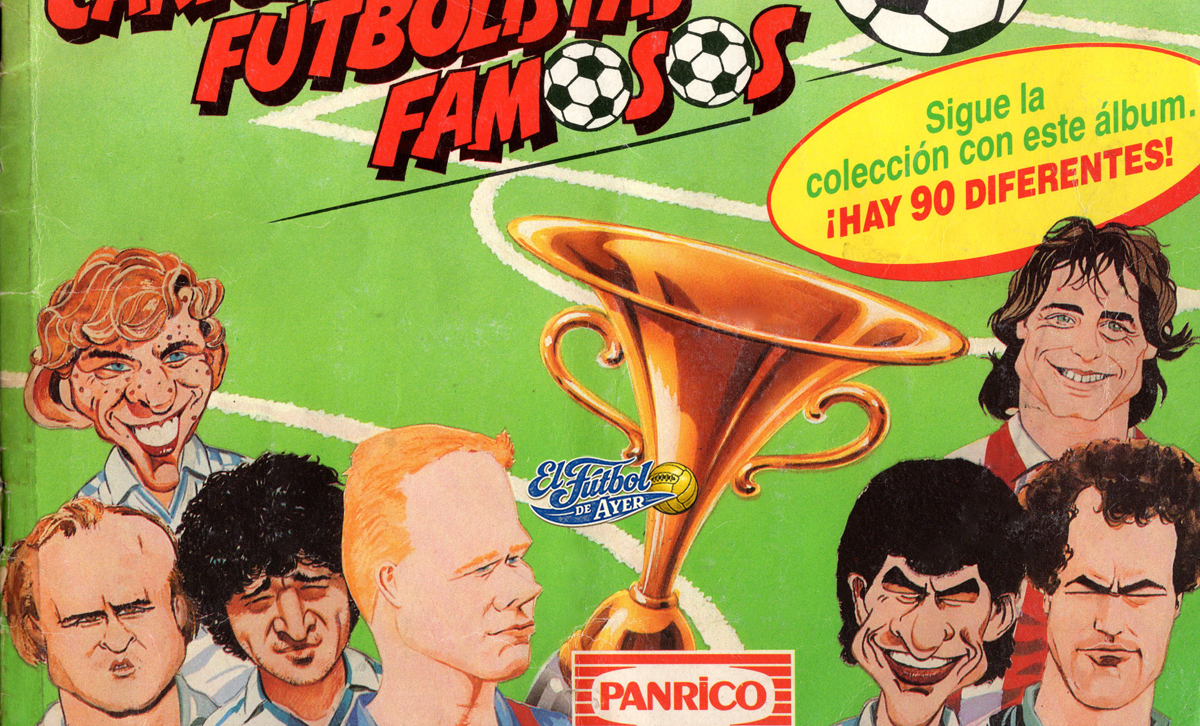 Caricaturas de futbolistas famosos: álbum de cromos Liga 1990/91