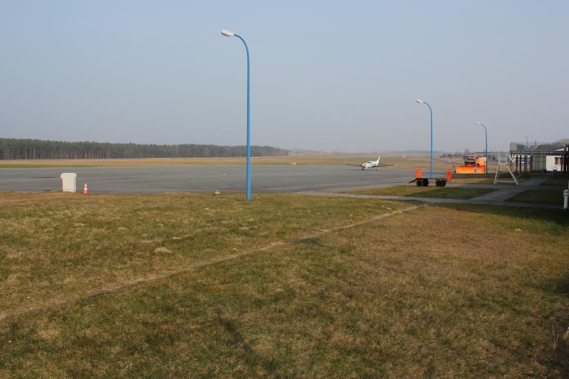 Flughafen auf der Insel Usedom