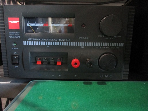 第一電波工業　GSV3000 34A 直流安定化電源電源 GSV3000 ダイアモンド最大34Aシリーズ式安定化電源 : 長野ハム