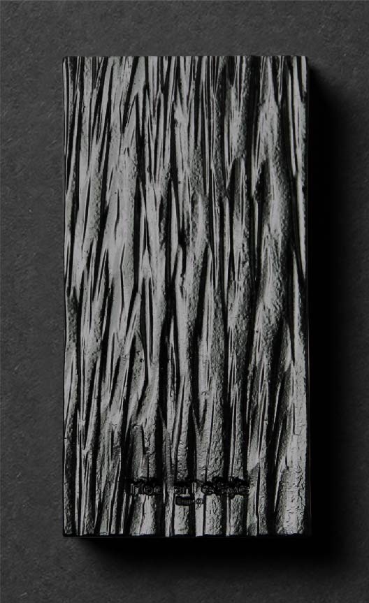 Finition 8 : Black painted wrought iron (écorce)