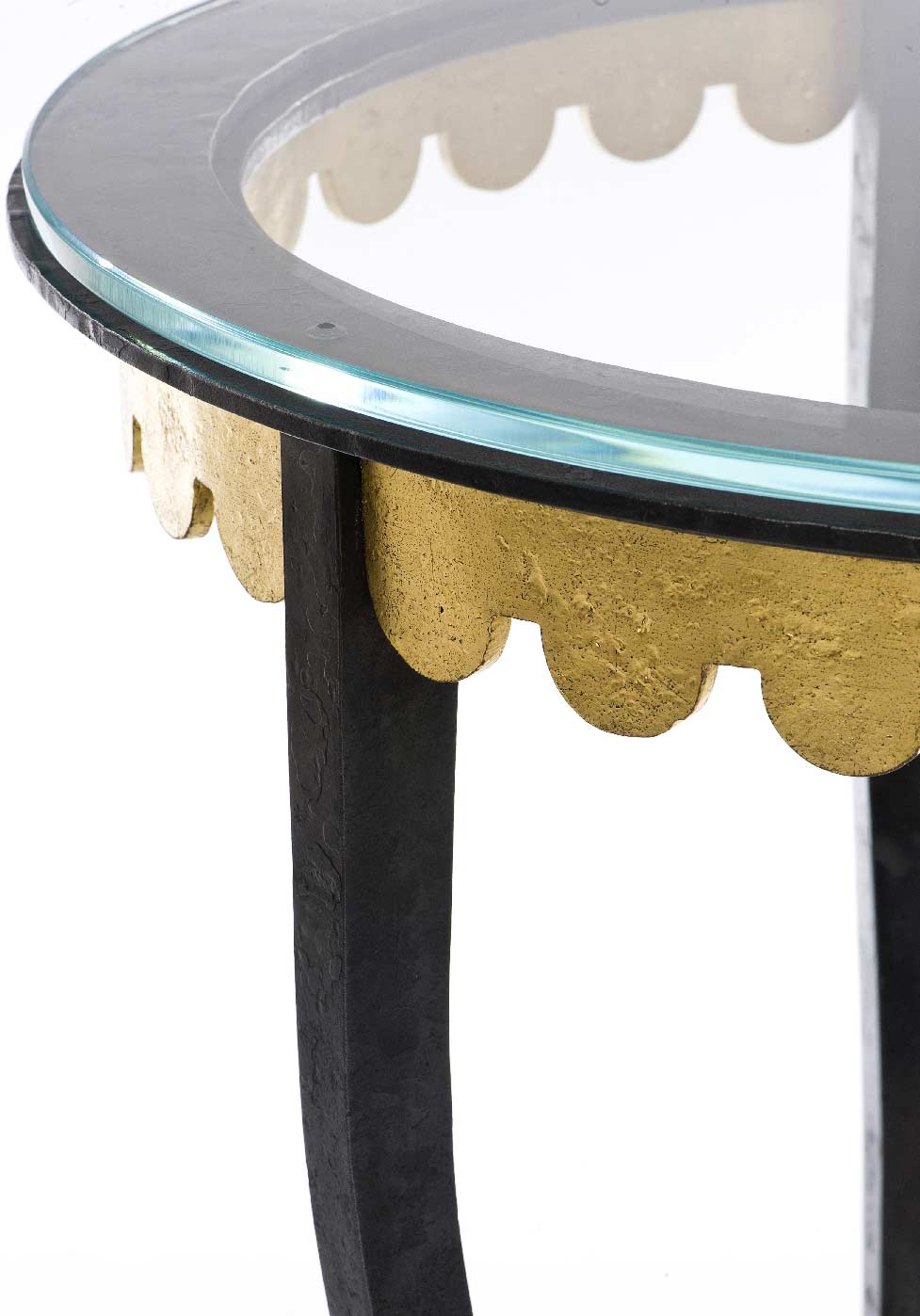 Finition 3 : Empire gold wax wrought iron et Finition 4 : Black painted wrought iron