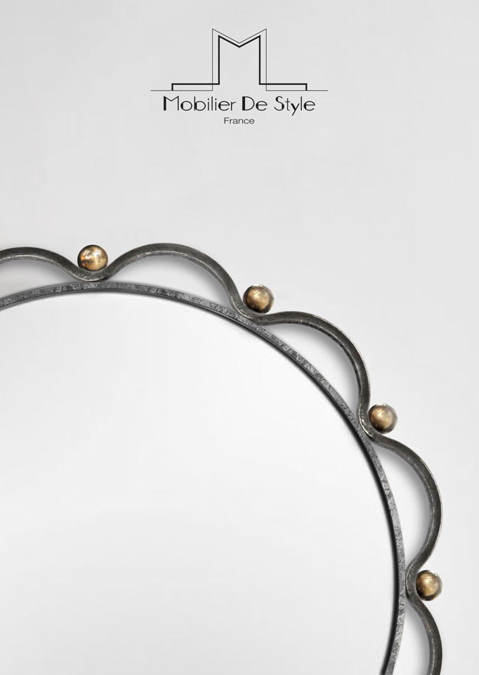 Finish 1 : Brushed wrought iron