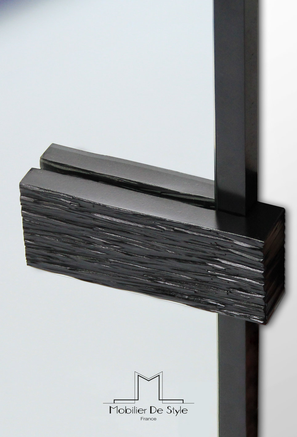 Finish 8 : Black painted wrought iron ( écorce )