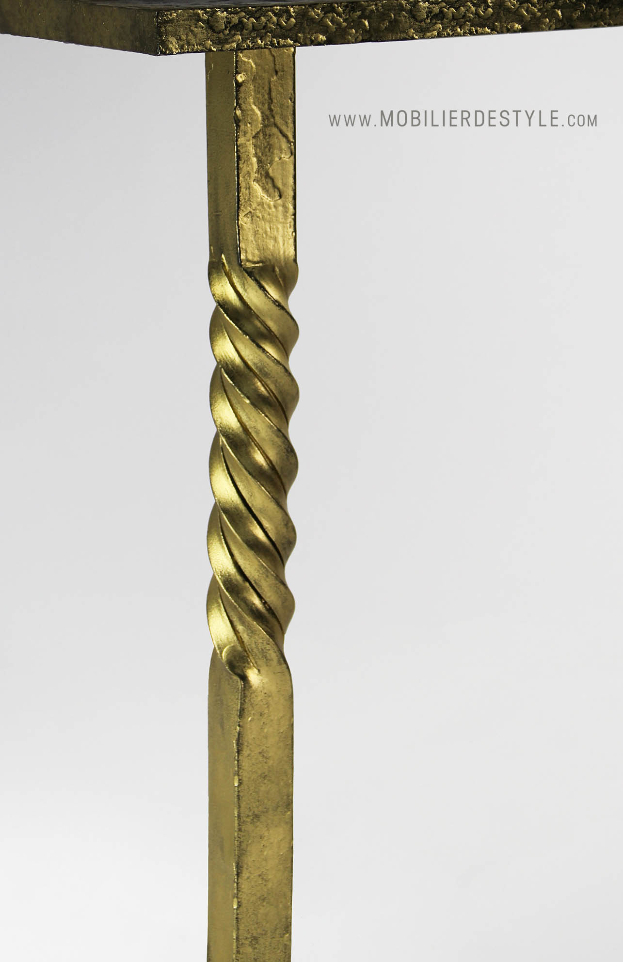 Finition 3 : Empire gold wax wrought iron