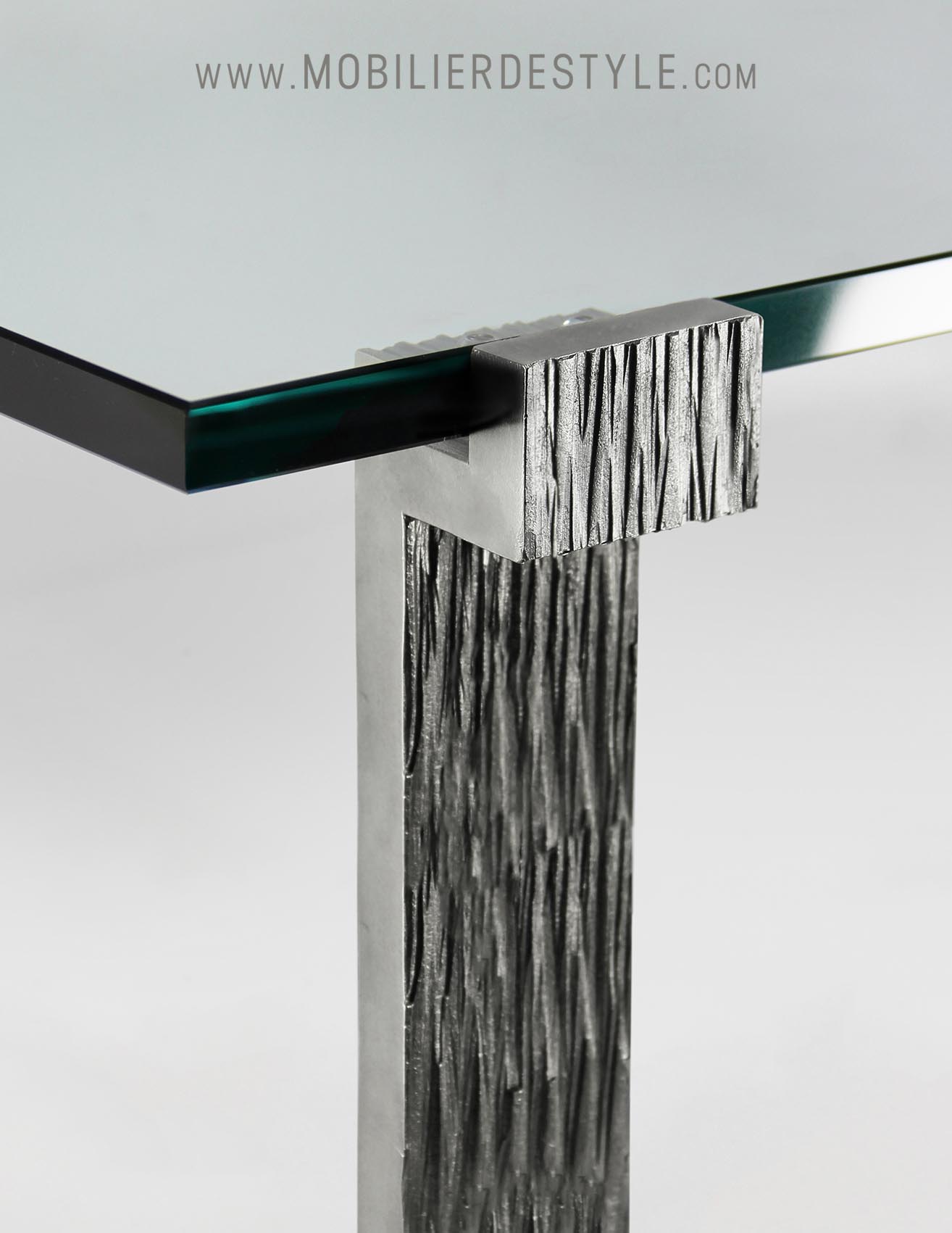 Finition 5 : Brushed wrought iron (écorce)