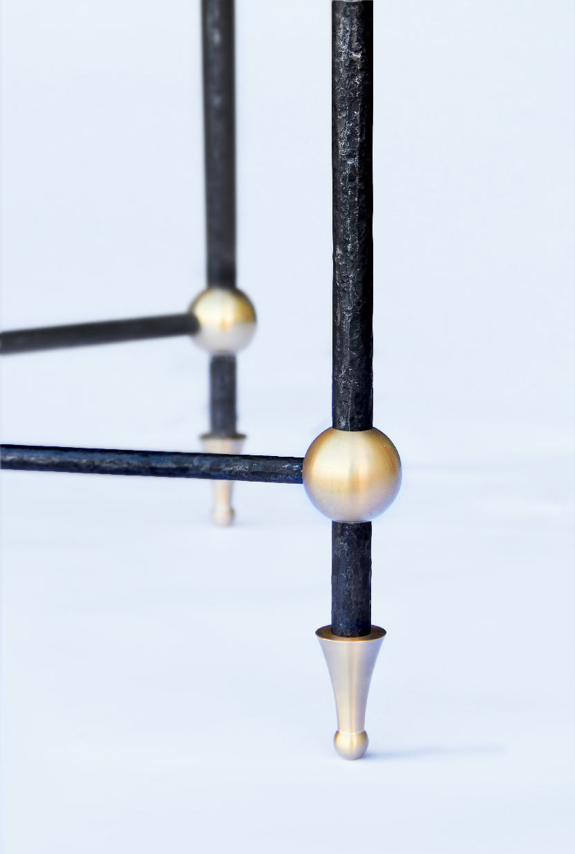 Finition 4 : Black painted wrought iron