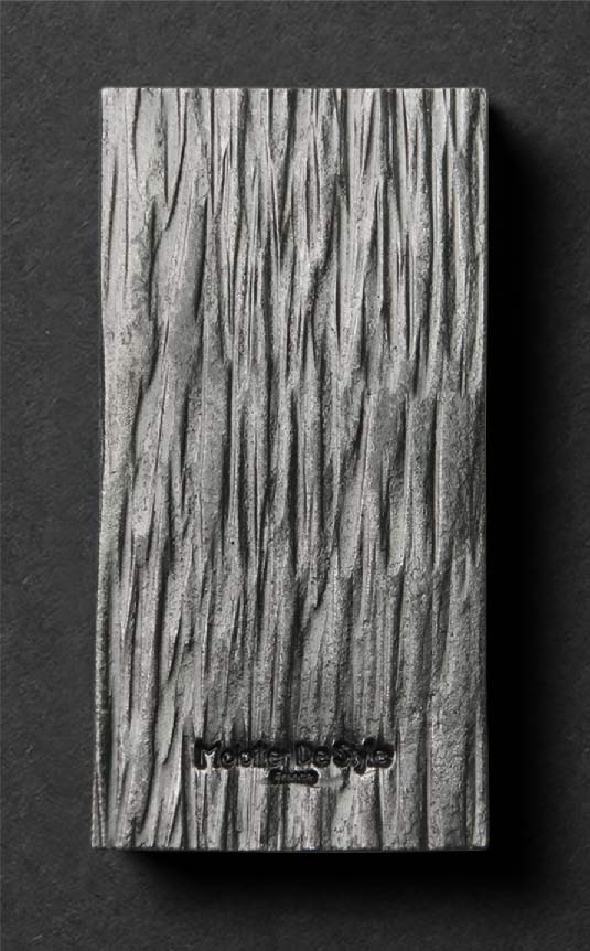 Finition 5 : Brushed wrought iron (écorce)