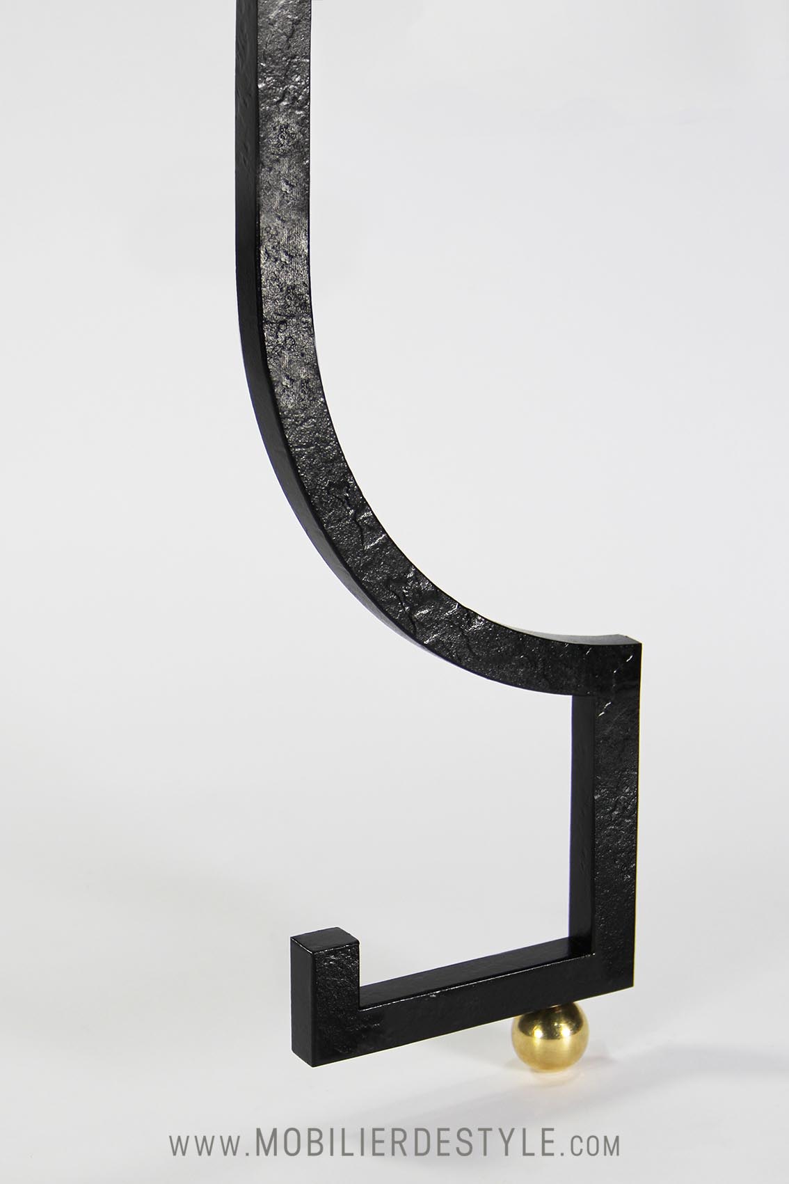 Finition 4 : Black painted wrought iron