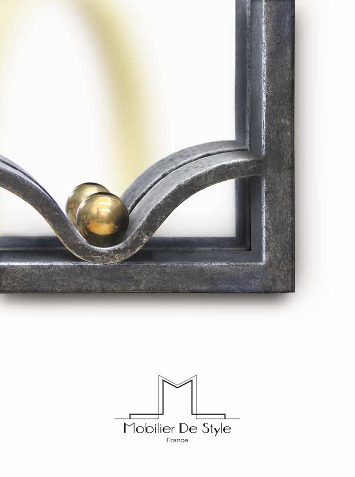 Finish 1 : Brushed wrought iron