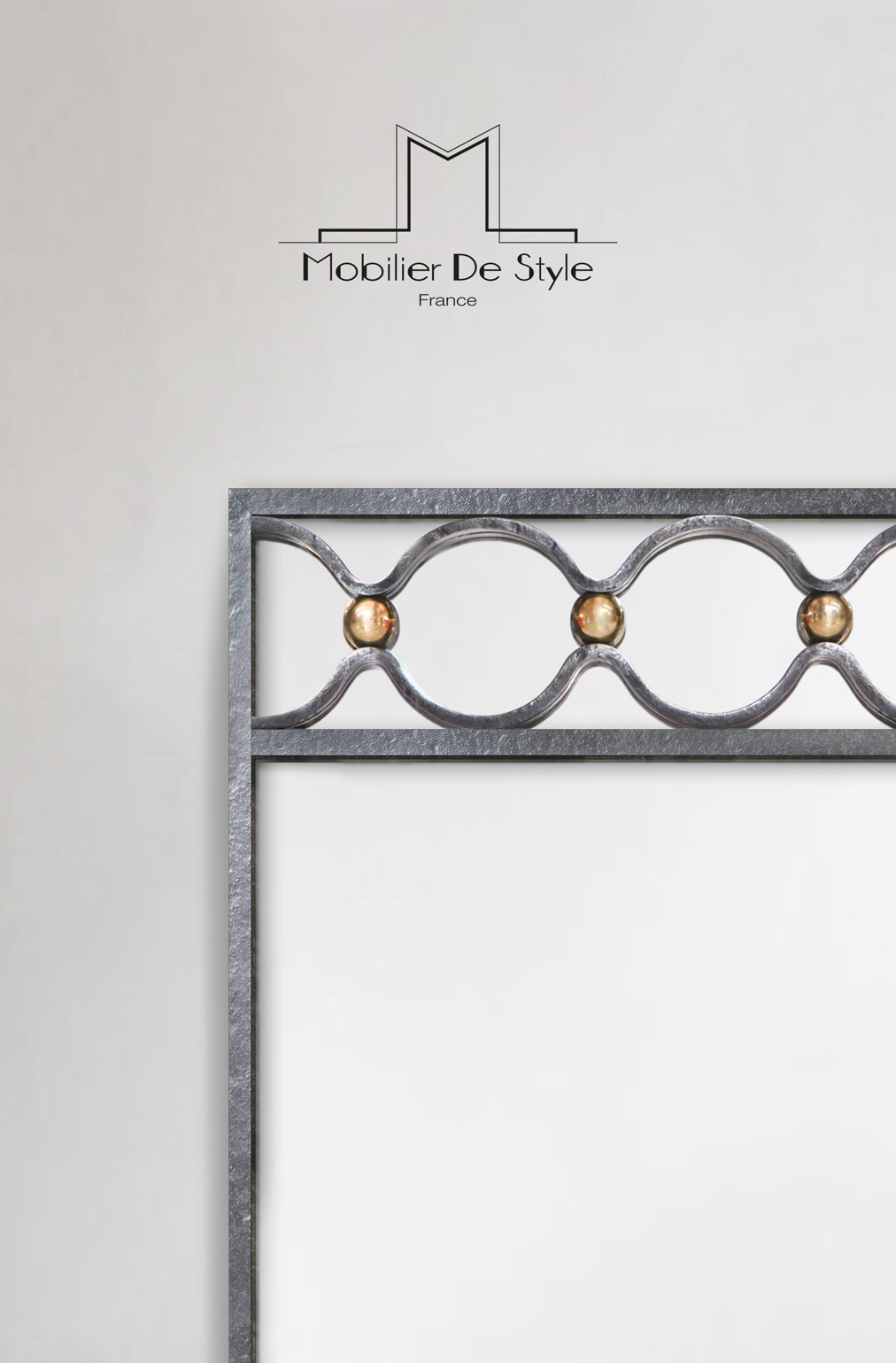 Finish 1 : Brushed wrought iron