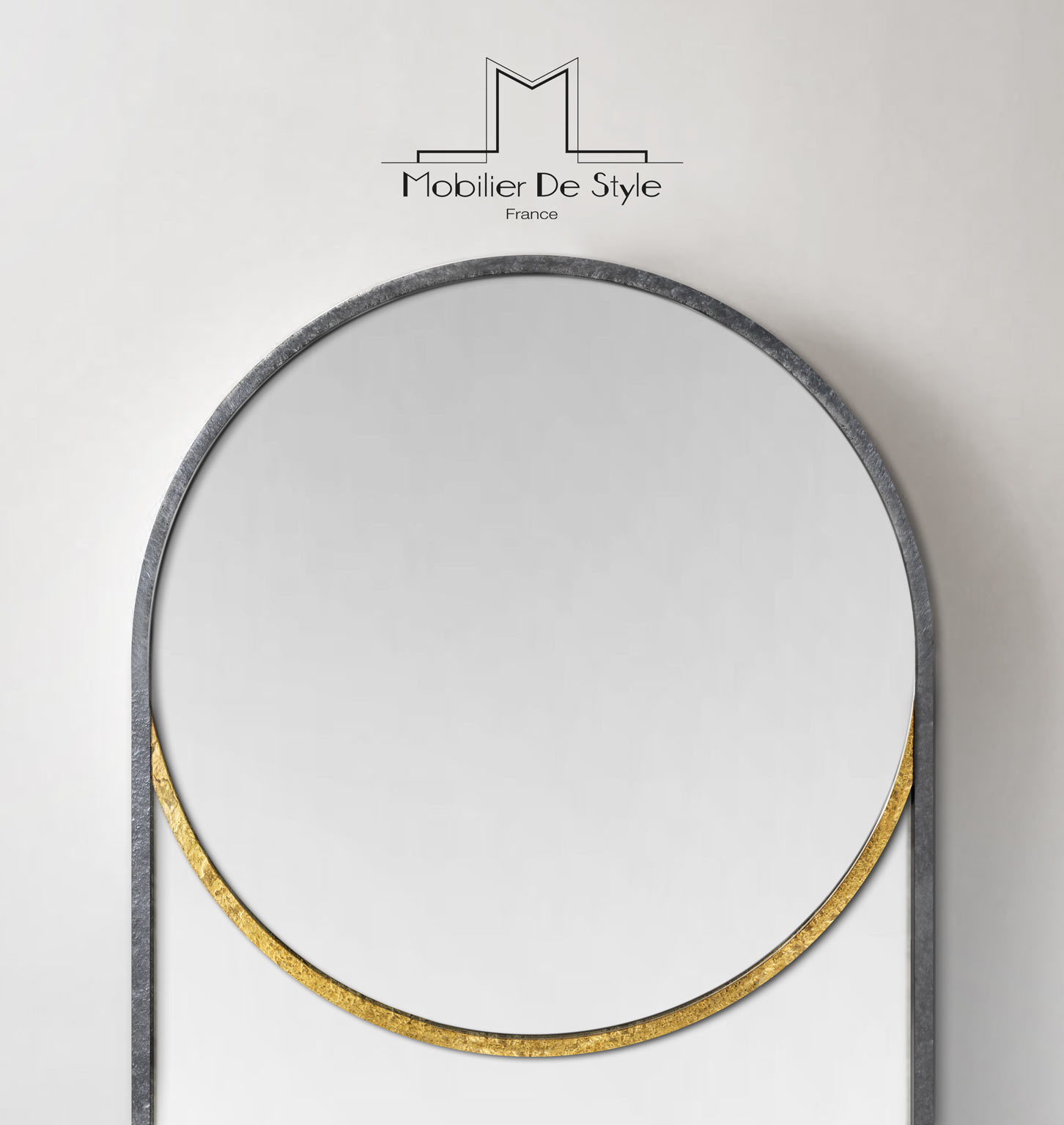 Finish 1 : Brushed wrought iron and Finish 3 : Empire gold wax wrought iron 