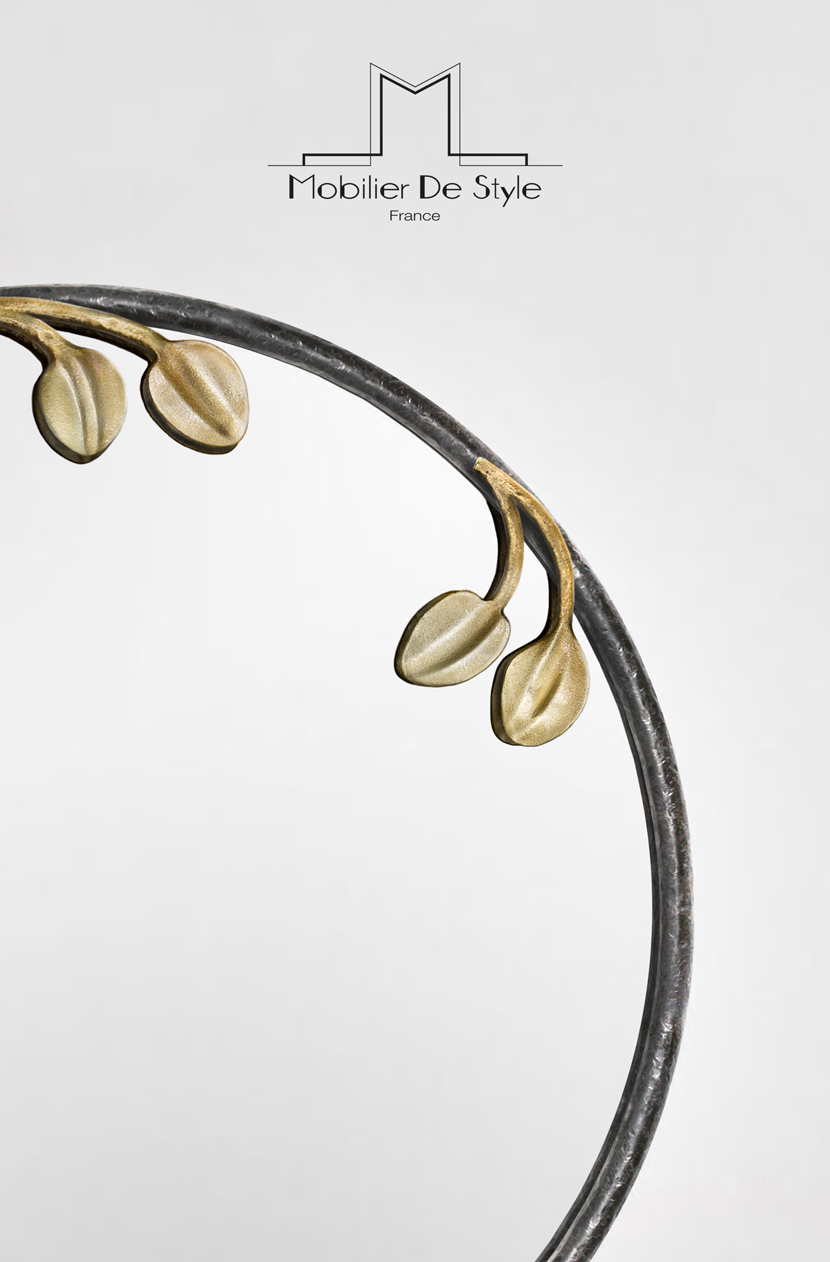 Finish 1 : Brushed wrought iron