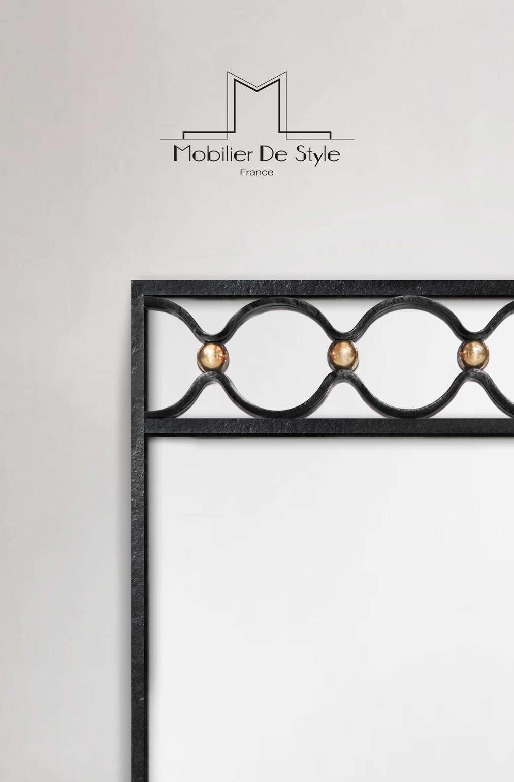 Finition 4 : Black painted wrought iron