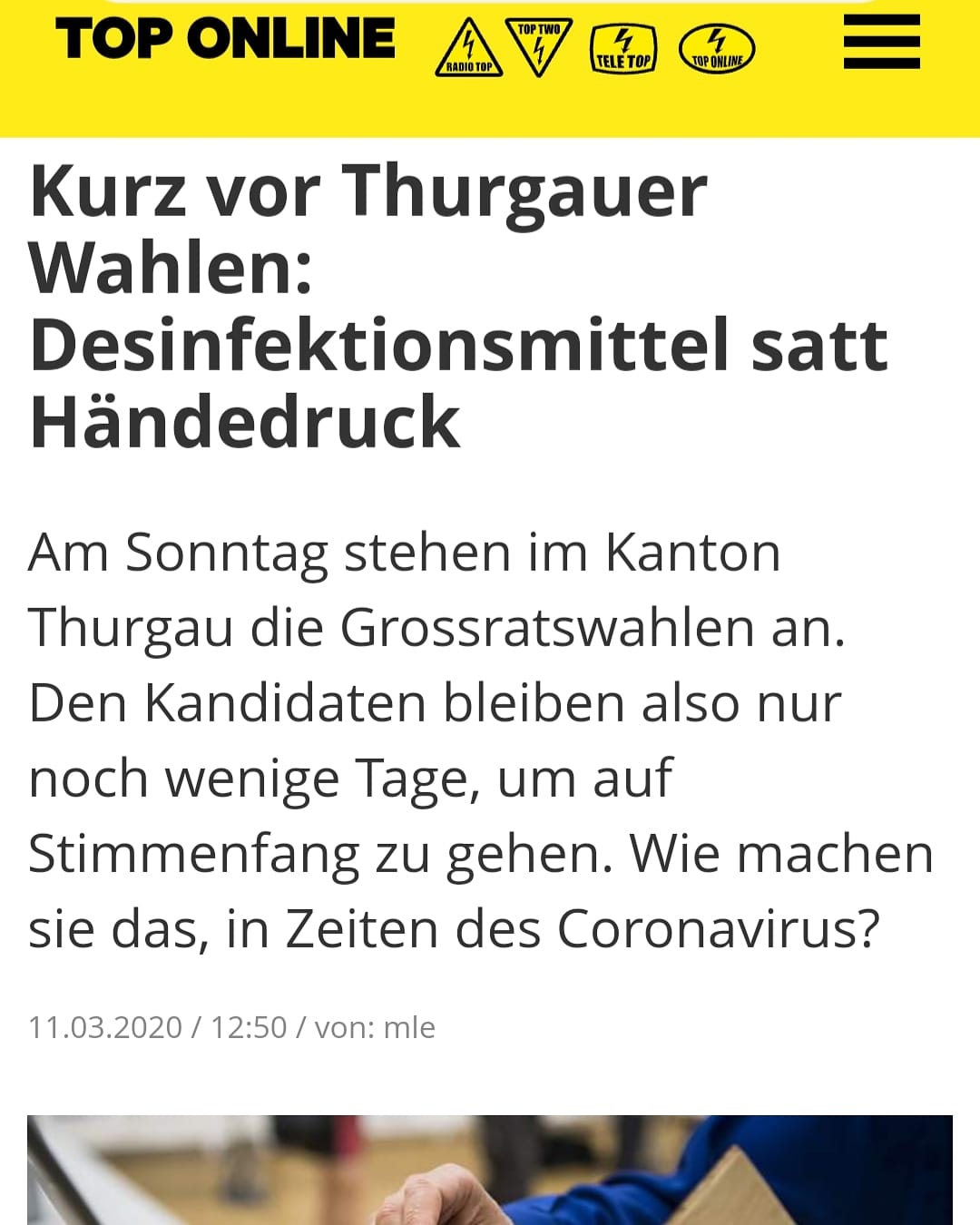 Kantonsratswahlen SP Liste 10 Thurgau Bezirk Arbon 15.03.2020