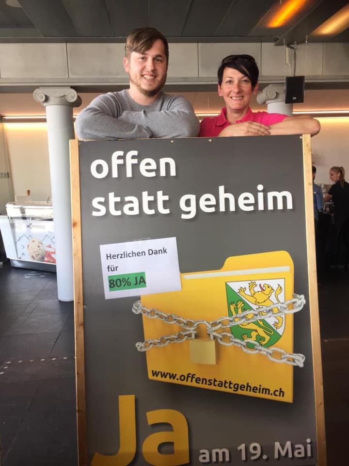 "Offen statt geheim" - Abstimmung 19.05.2019 unterwegs in Romanshorn
