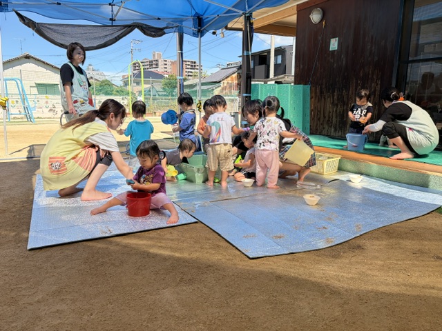厳しい暑さ