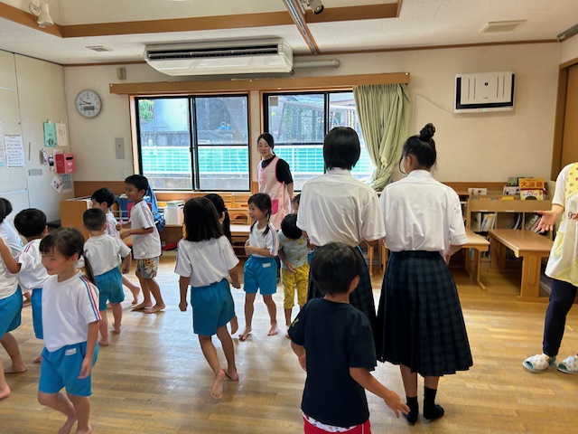中学生との交流