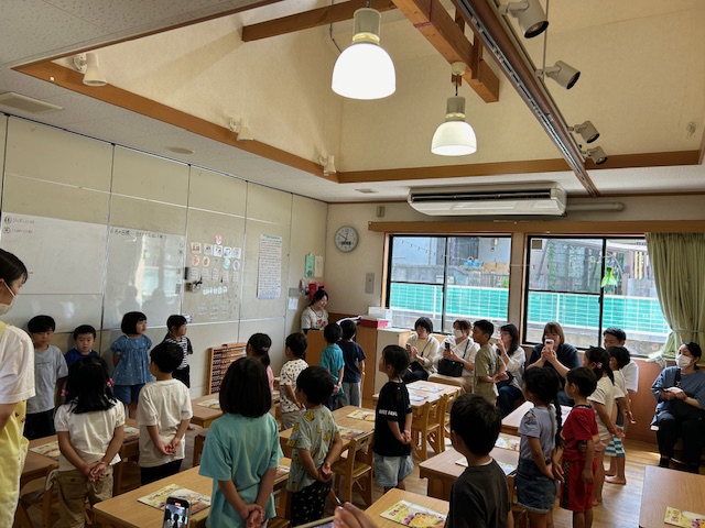 保育参観最終日