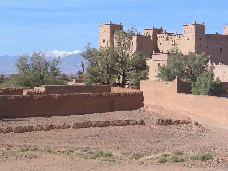 Kasbah am Dadesfluß