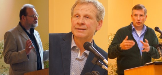 Inspektor Hartmut Stropahl, Dr. Michell Grell und Pastor Johannes Holmer