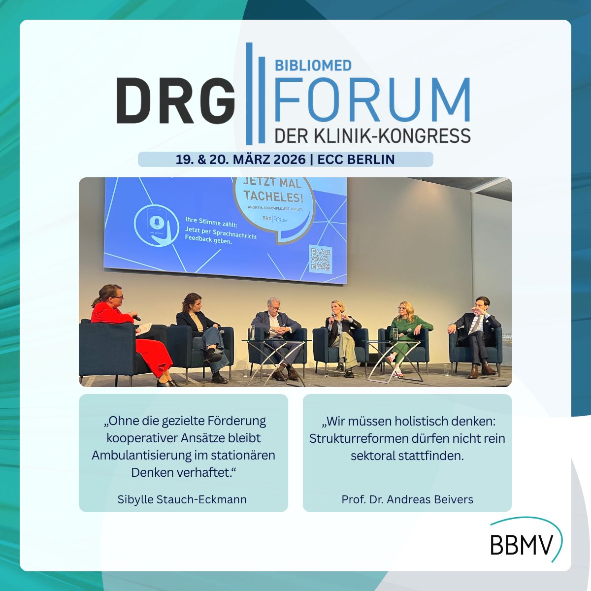 Paneldiskussion DRG-Forum 20. März 2026