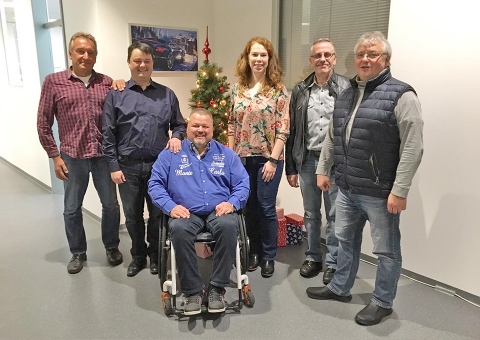 Neues Team (v.l.): Uwe Henning, Jörg Ebert, Michael Kowalski, Sandra Bruder, Peter Foltenowitsch, Helmut Greiner