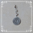 Wirework-Anhänger-Silber-Spirale