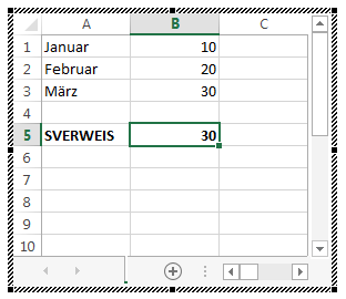 Excel-Kalkulationstabelle
