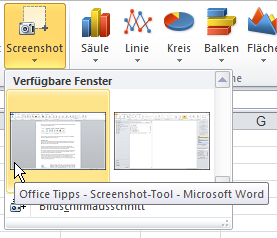Verfügbare Fenster
