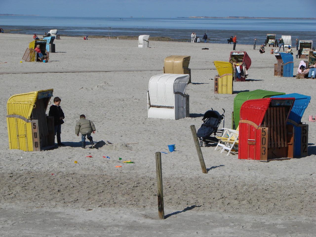 Strand mit hauseigenem Strandkorb!