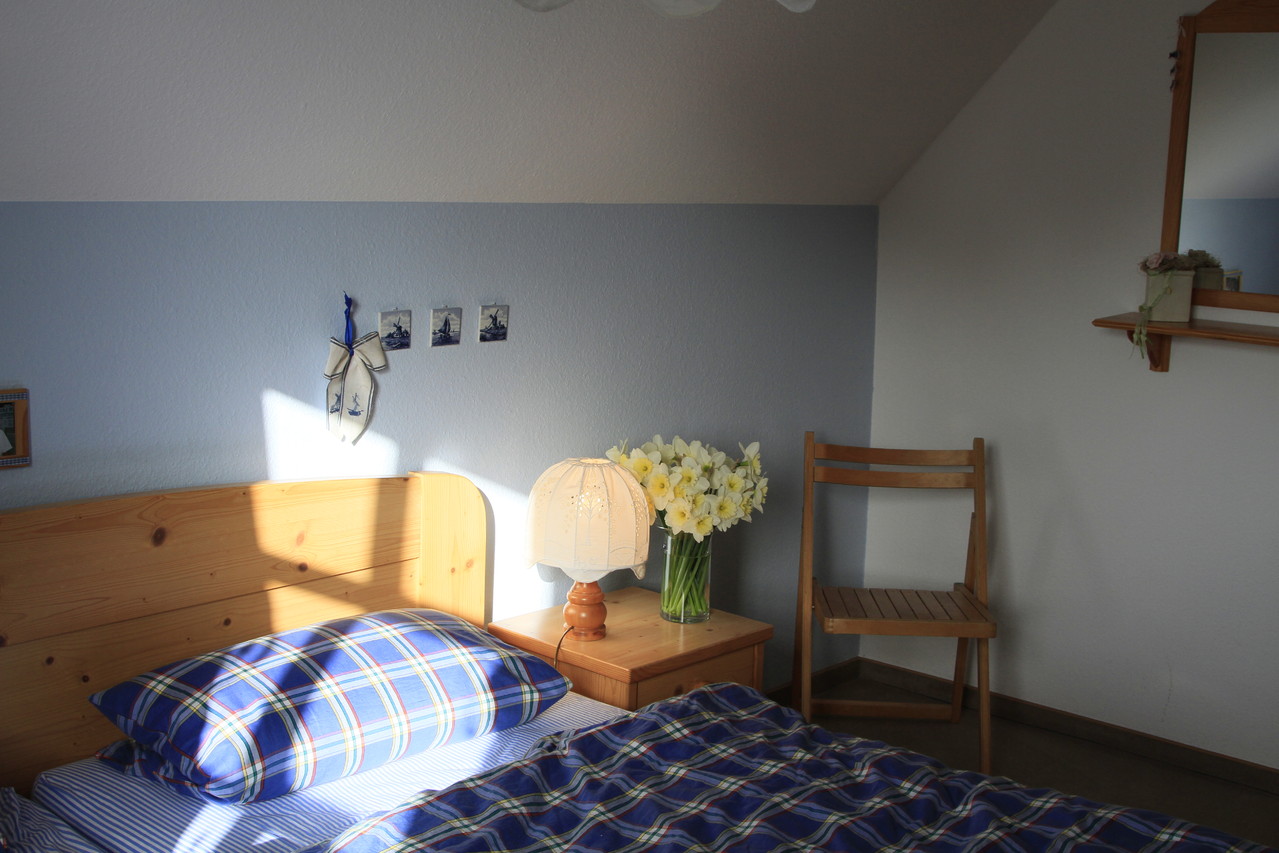 Morgenlicht (!) im Eltern- Schlafzimmer