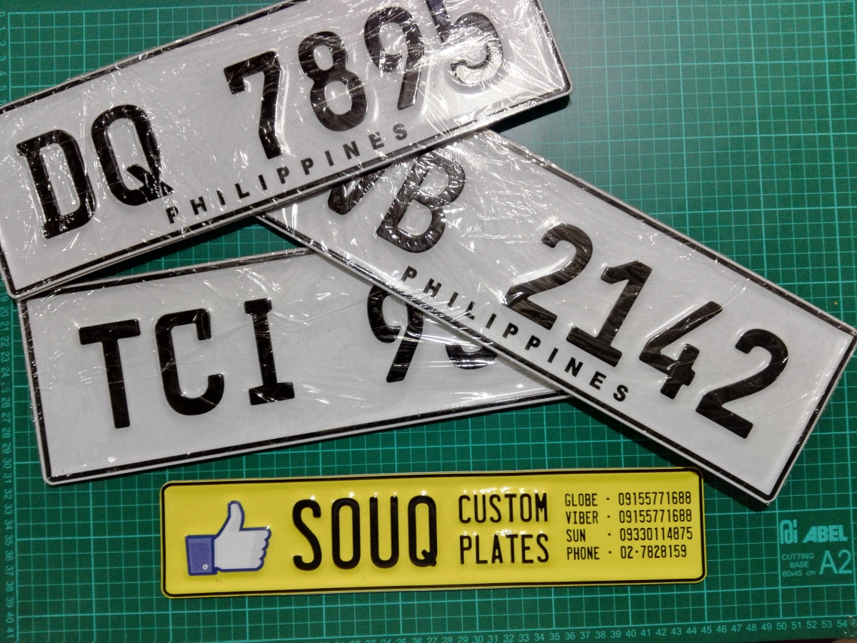 Philippine Size License Plate Design SOUQ Custom Plates