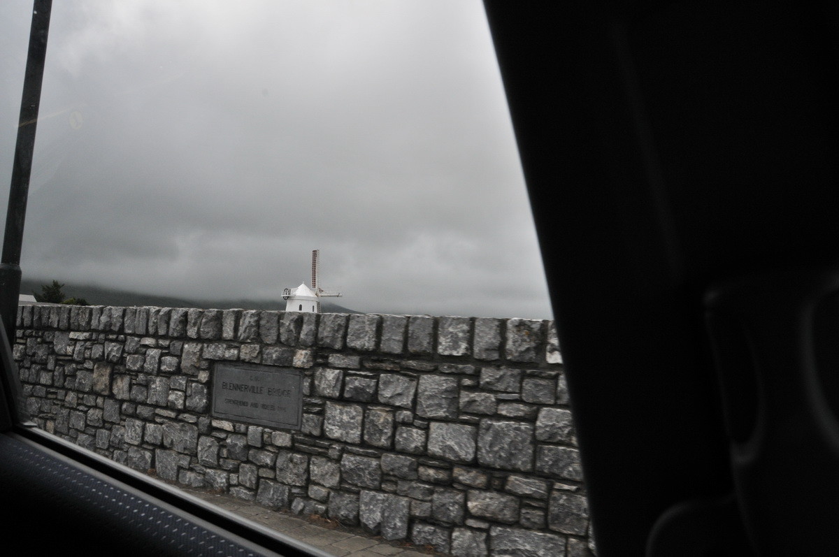 Blennerville Bridge mit der einzige Windmühle in Ireland