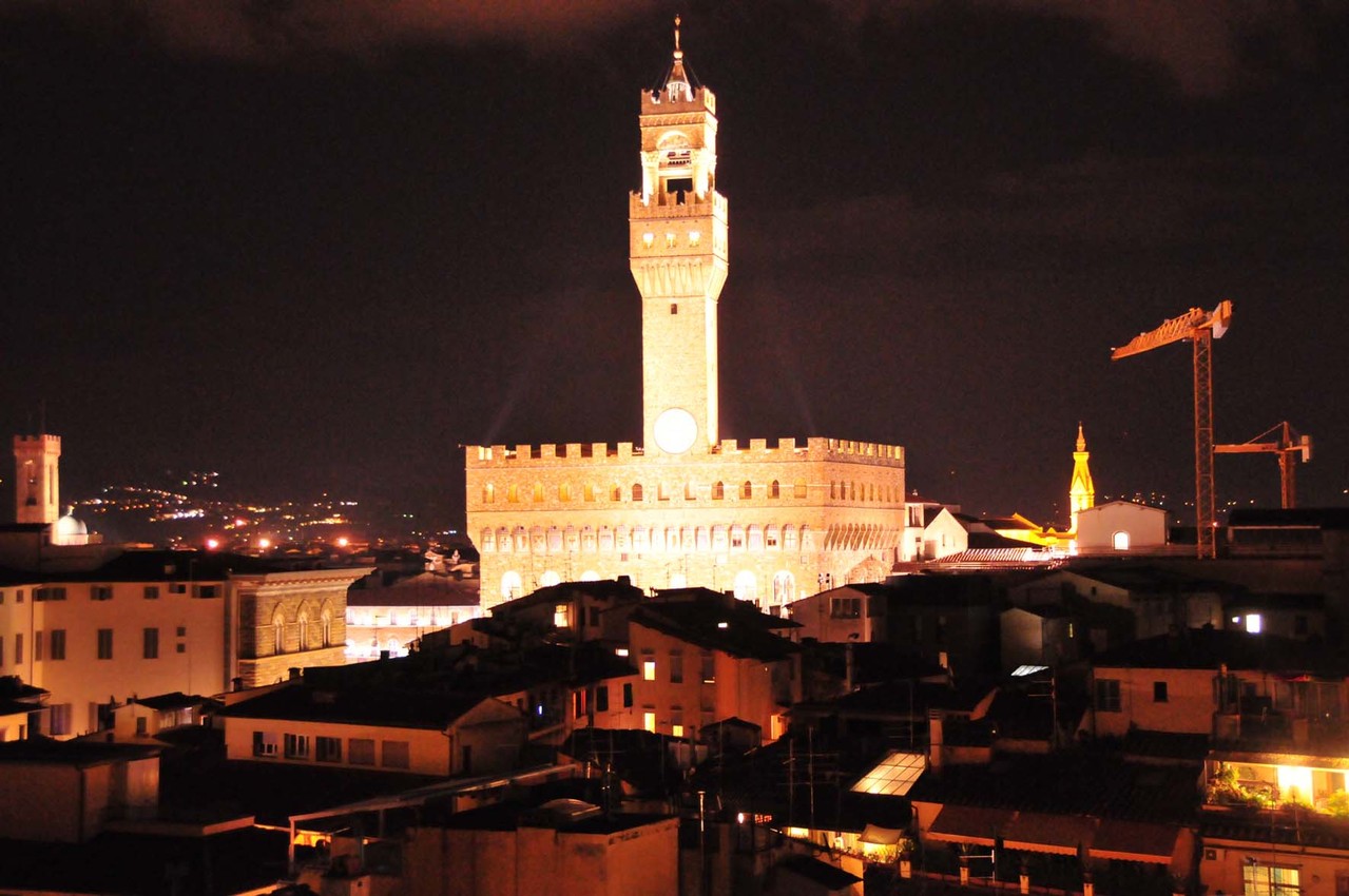 „Palazzo Vecchio“ bei Nacht