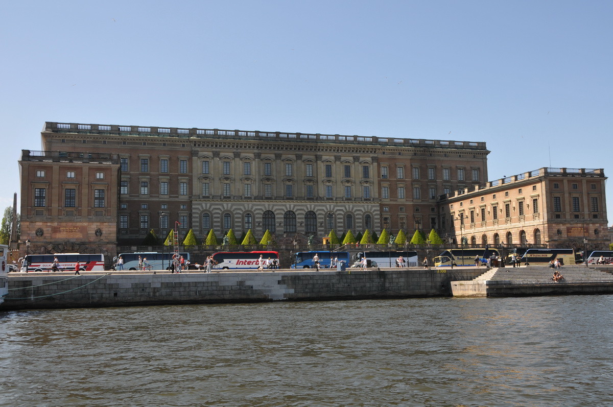 Der Königspalast von der Wasserseite