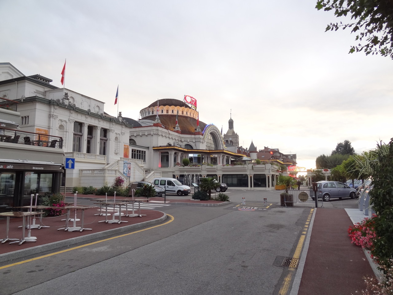 4. Halt für Übernachtung in Evian-les-Bains