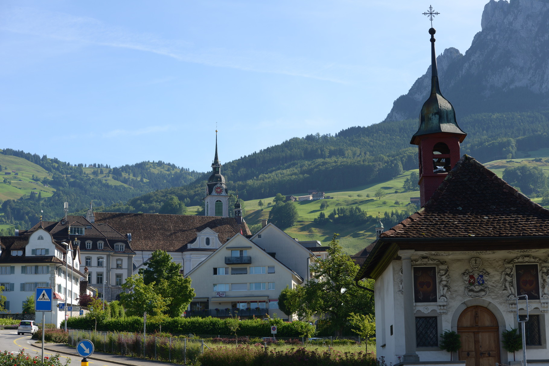 Schwyz - Aus Richtung Brunnen