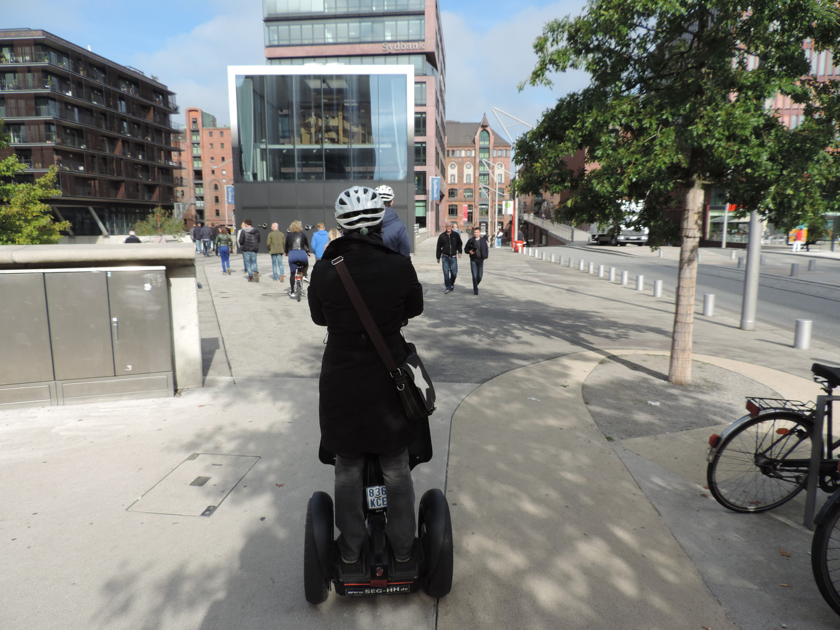 Per Segway durch Hamburg